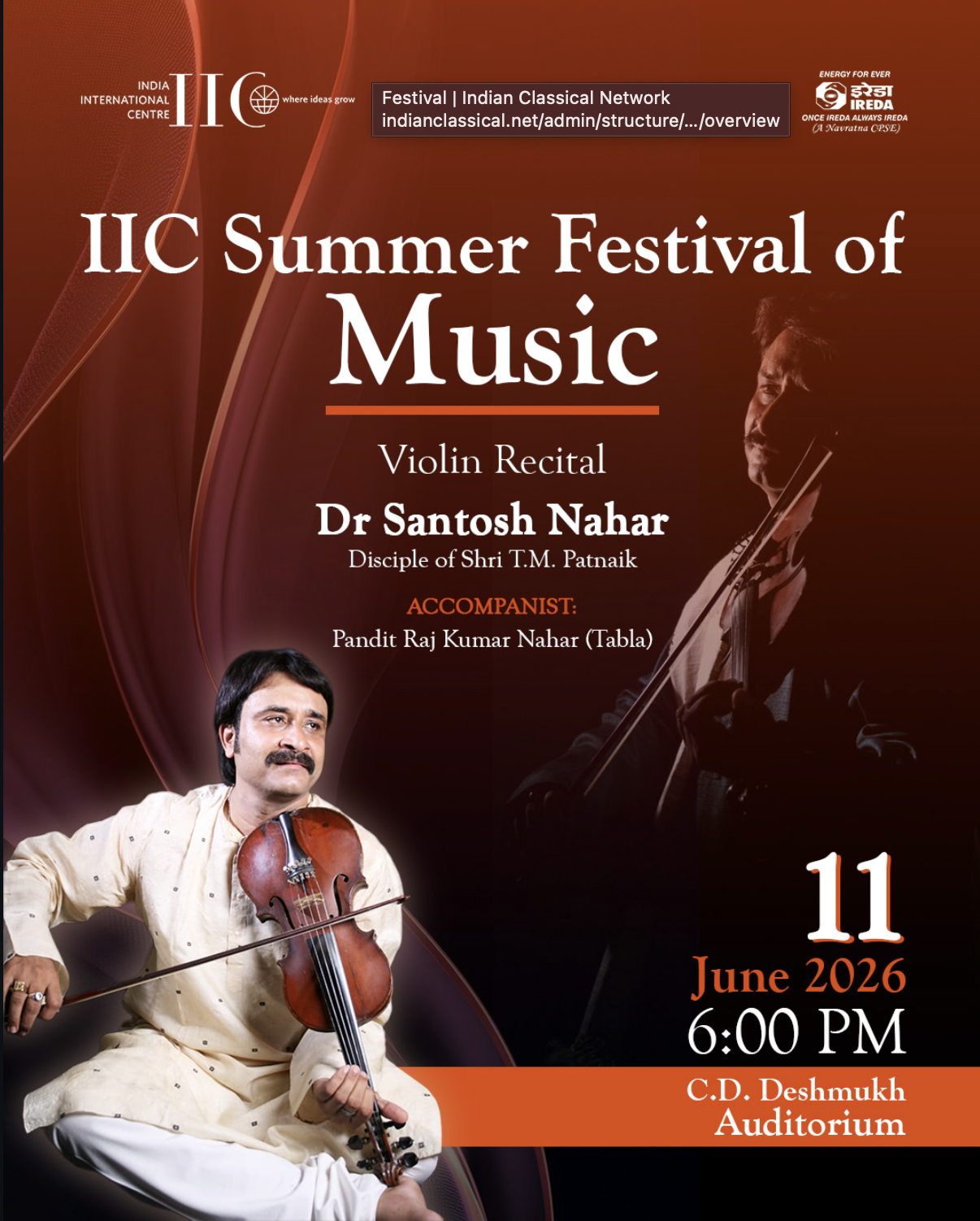 IIC Summer Festival of Music and Dance