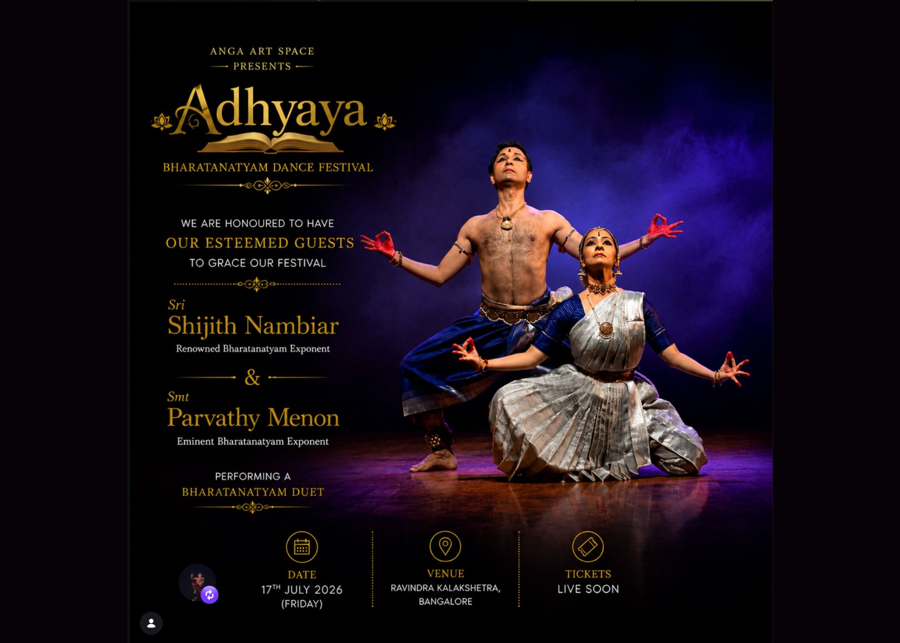 Adhyaya Bharatanatyam Dance Festival