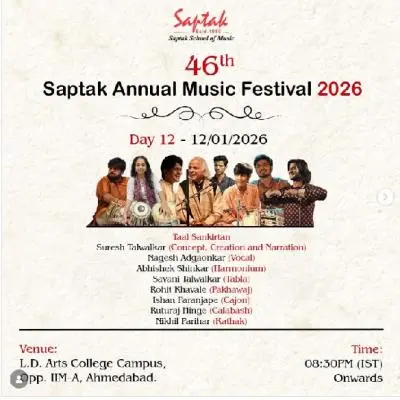 12th Jan Saptak performances
