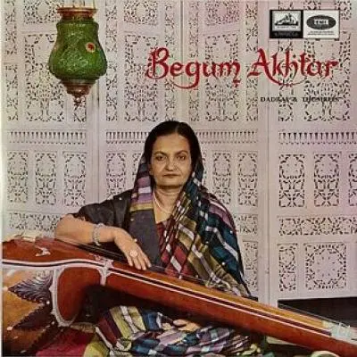 Dadras & Thumrees by Begum Akhtar - Album Cover Art