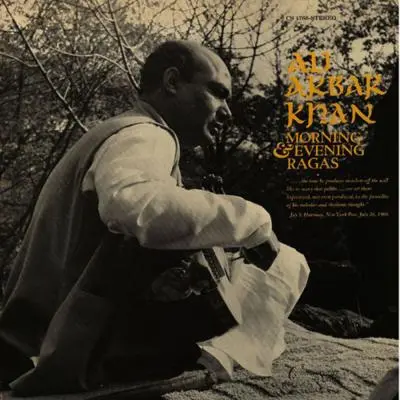 Morning and Evening Ragas by Ali Akbar Khan - Album Cover Art