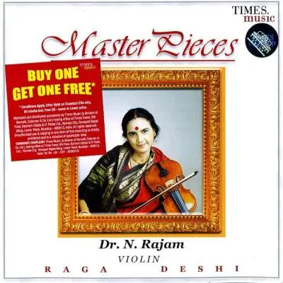 Master Pieces by N. Rajam - Album Cover Art