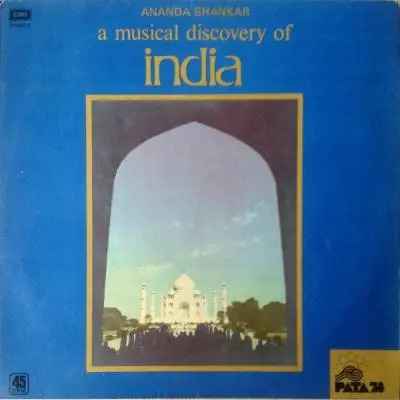 A Musical Discovery of India by Ananda Shankar - Album Cover Art