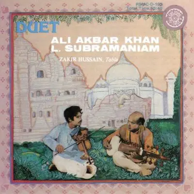 Duet by Ali Akbar Khan, L. Subramaniam - Album Cover Art