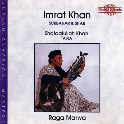Raga Marwa by Imrat Khan - Album Cover Art