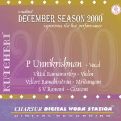 December Season 2000 by Unnikrishnan - Album Cover Art