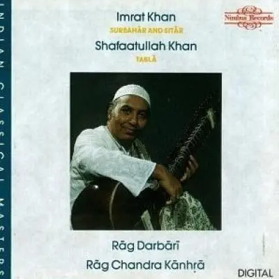Rāg Darbārī / Rāg Chandra Kānhṛā by Imrat Khan - Album Cover Art