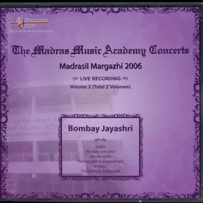 Madrasil Margazhi 2006 by Bombay Jayashri - Album Cover Art