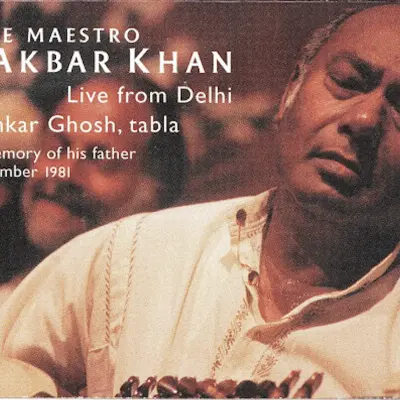 Live From Delhi by Ali Akbar Khan - Album Cover Art