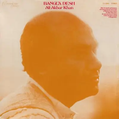 Bangla Desh by Ali Akbar Khan - Album Cover Art