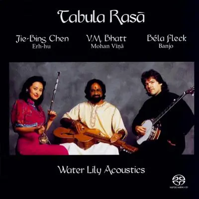 Tabula Rasā by Béla Fleck, Vishwa Mohan Bhatt, Jie-Bing Chen - Album Cover Art