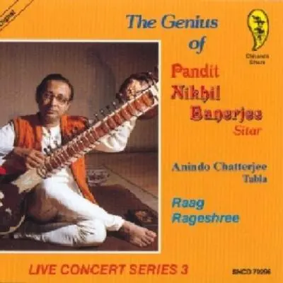 The Genius Of Pandit Nikhil Banerjee - vol 3 by Nikhil Banerjee - Album Cover Art