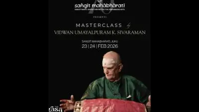 Masterclass with Vidwan Dr. Umayalpuram K. Sivaraman at Sangit Mahabharati.