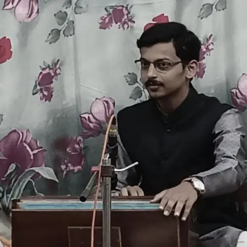 Sarang Sambhare is a Harmonium player.
