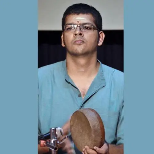 V. Anirudh Athreya is a highly acclaimed young Indian Carnatic percussionist in Kanjira.