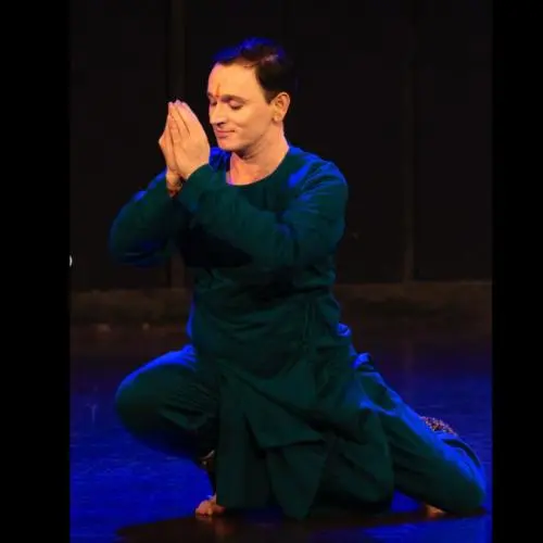 Dheerendra Tiwari is a Kathak dancer.