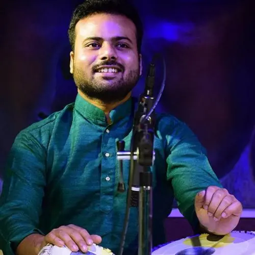 Pranoy Chatterjee is a tabla player.