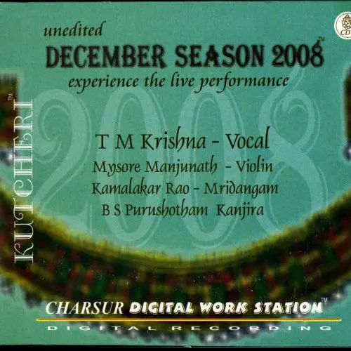 December Season 2008 by T. M. Krishna - Album Cover Art