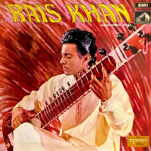 Instrumental Sitar by Rais Khan - Album Cover Art