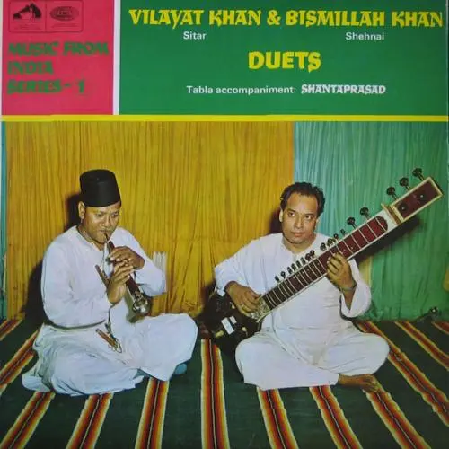 Duets by Vilayat Khan, Bismillah Khan, Shanta Prasad - Album Cover Art