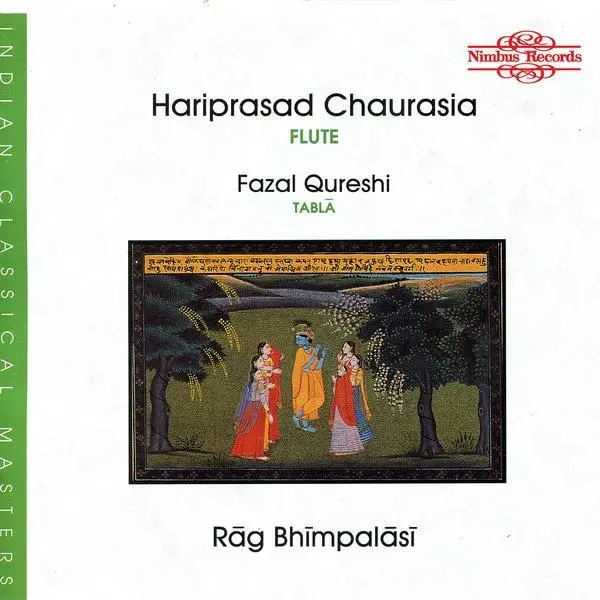 Rāg Bhimpalāsi by Hariprasad Chaurasia, Fazal Qureshi - Album Cover Art