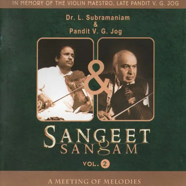 Sangeet Sangam, Volume 2 by L. Subramaniam - Album Cover Art