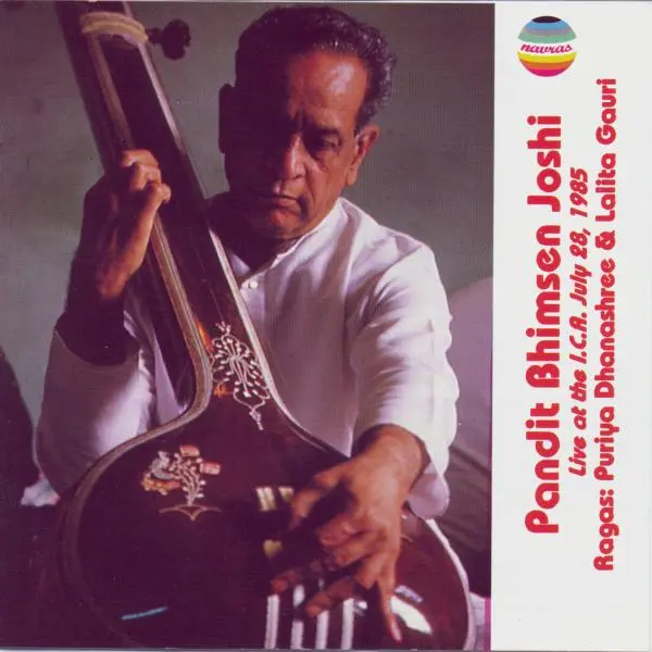 Ragas: Puriya Dhanashree & Lalita Gauri by Bhimsen Joshi - Album Cover Art
