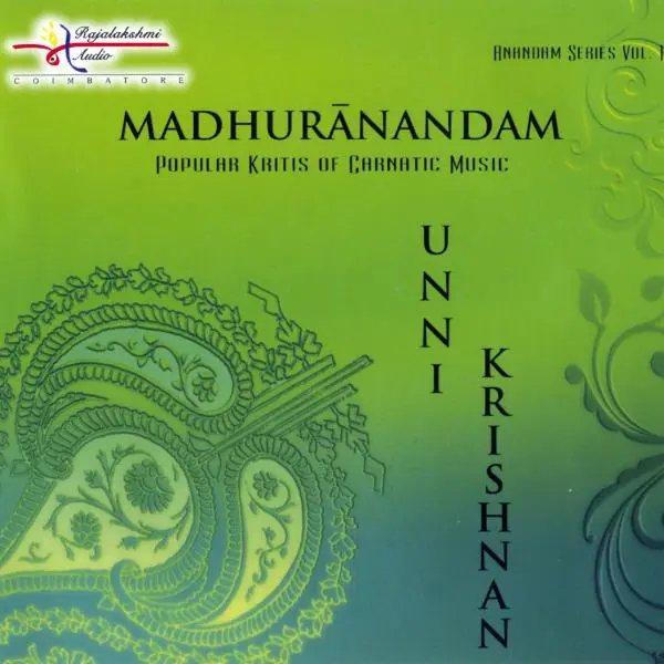 Madhuranandam by Unnikrishnan - Album Cover Art
