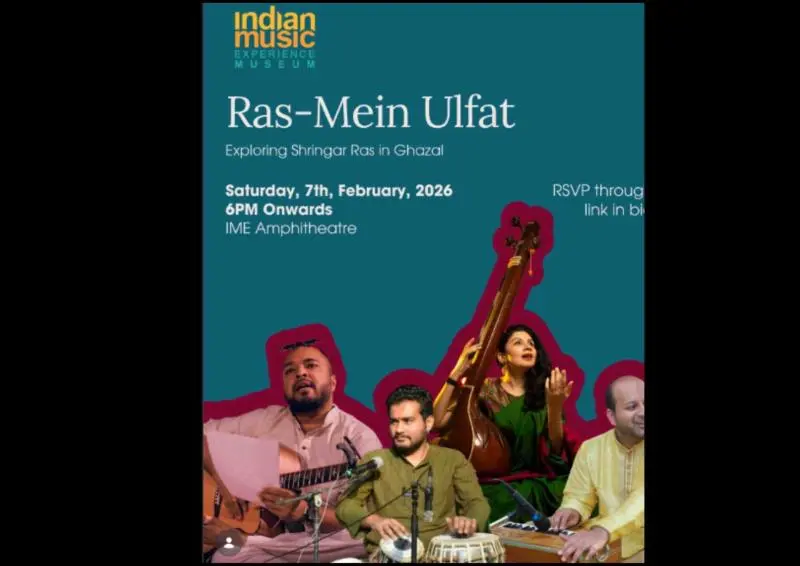 Ras-Mein Ulfat is a themed ghazal concert exploring the emotional spectrum of love through poetry and melody.