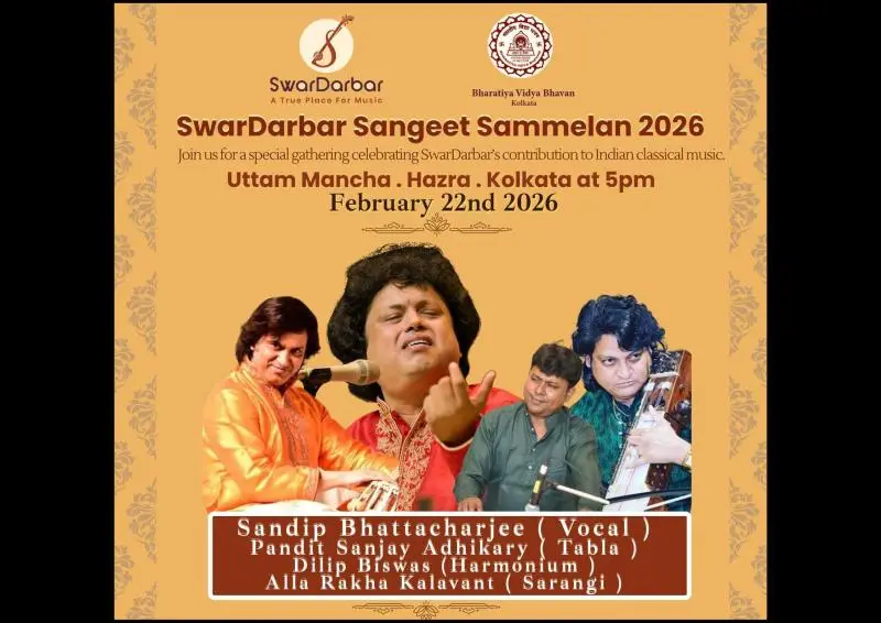 A tabla solo recital by Ustad Akram Khan with harmonium support by Pt. Hirannmay Mitra.