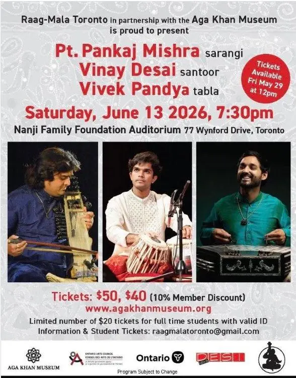 A-Majestic-Saturday-Night-of-Ragas-Vinay-Desai-Pt-Pankaj-Mishra-&-Vivek-Pandya-in-Toronto
