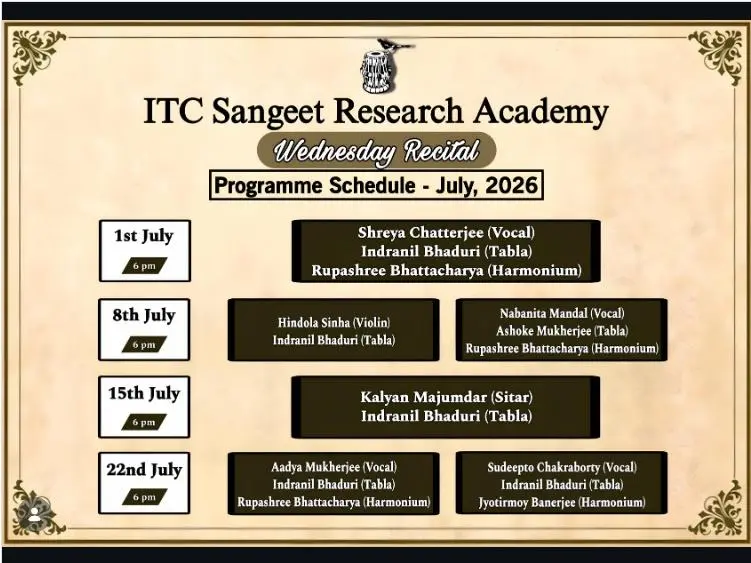 ITC-SRA-Wednesday-Recital-featuring-Hindola-Sinha-and-Nabanita-Mandal-8-July-2026