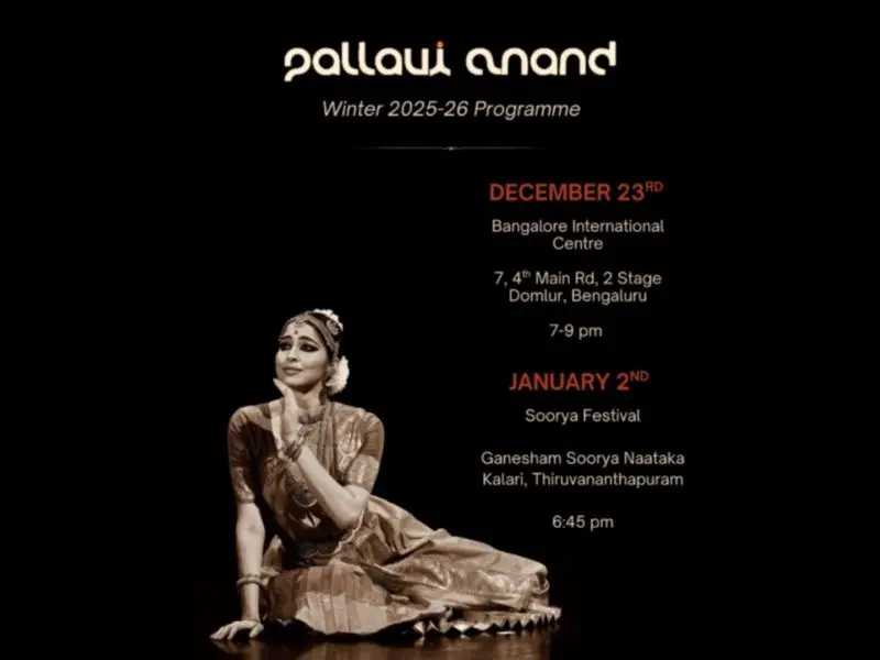 Pallavi Anand Bharatanatyam Soorya Festival.