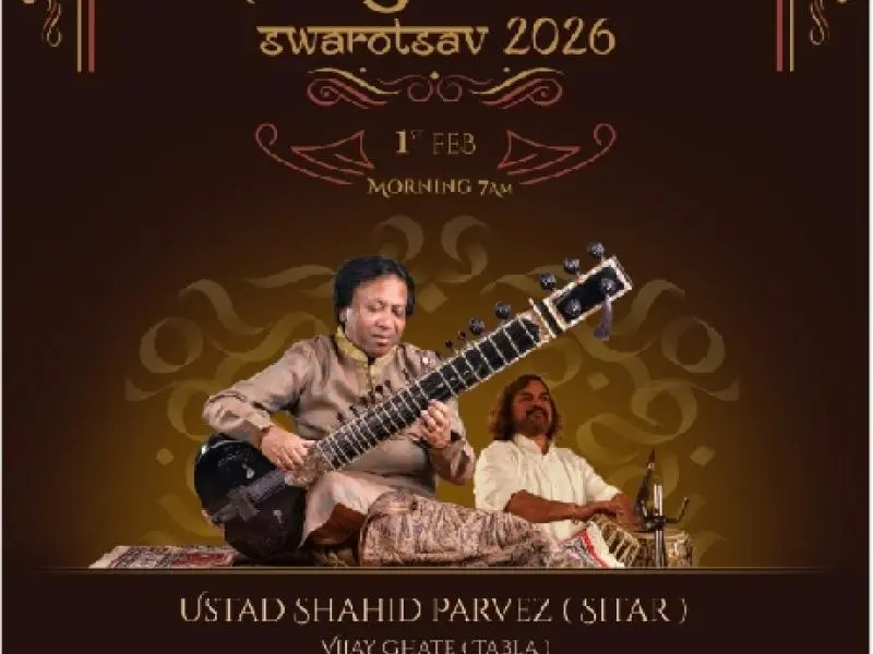 Shahid Parvez with Vijay Ghate