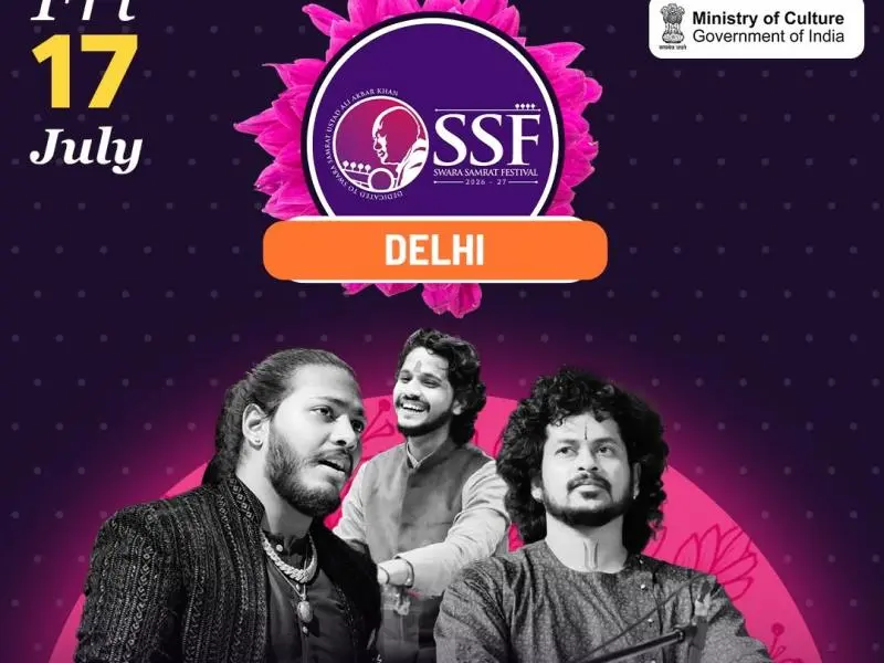 Armaan Khan Vocal Recital with Shubh Maharaj and Lalit Sisodiya at Swara Samrat Festival Delhi 2026