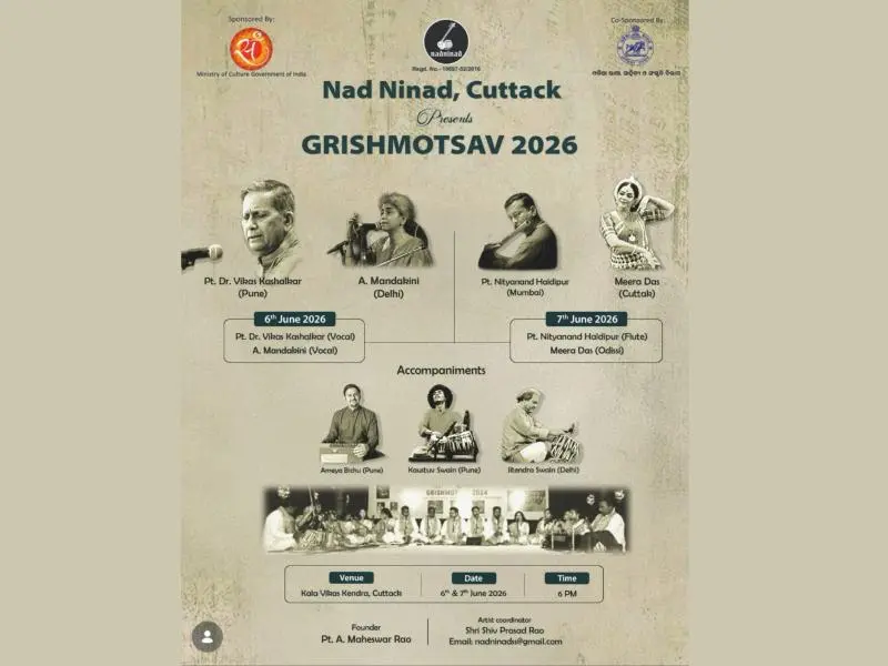 Pt. Dr. Vikas Kashalkar & A. Mandakini – Hindustani Classical Vocal Recital | Grishmotsav 2026
