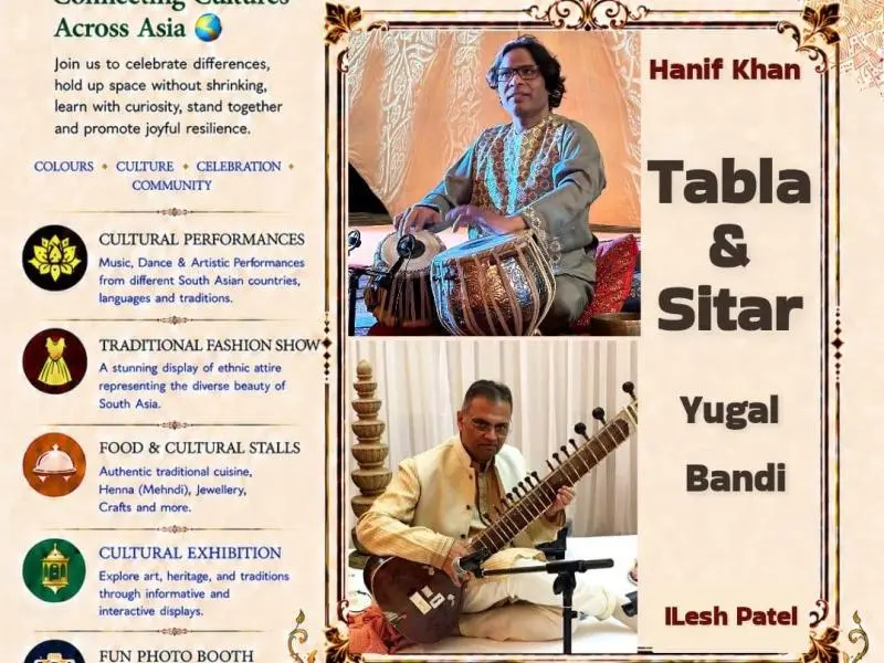 South Asian Festival 2026: Hanif Khan & Ilesh Patel Present Tabla and Sitar Jugalbandi in London